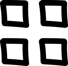 Mosaic Of Four Hand Drawn Squares Tiles Laser Cut Svg File, Free Vectors File